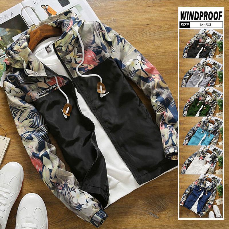 【即納】マウンテンパーカー パーカー メンズ ジャケット 刺繍 ウインドブレーカー ジャンバー アウター フード付き 撥水 春秋 ゆたり シンプル 通勤 4,809円