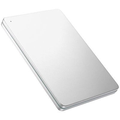 他サイト： IOデータ　外付けHDD USB-A&USB-C接続 カクうす アルミボディ シルバー [2TB /ポータブル型]　HDPX-UTSC2Sの商品画像