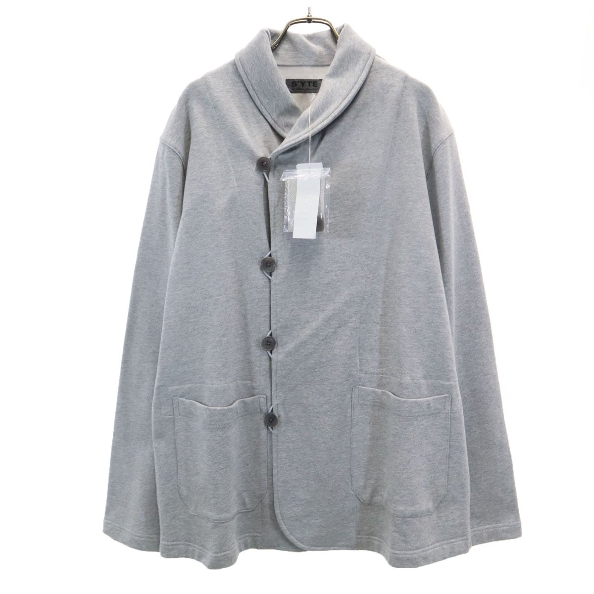 未使用 スウェット ジャケット 3 グレー メンズ 古着