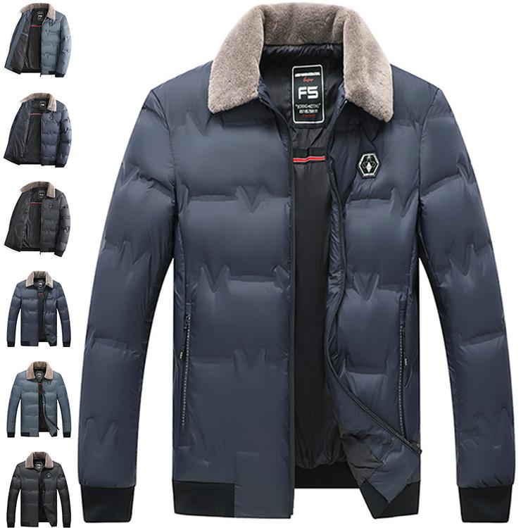 中綿ジャケット ダウンジャケット メンズ 暖かい ブルゾン 厚手 防風 防寒着 保温 通勤 ジャケット 秋冬 冬物 アウター 7,087円