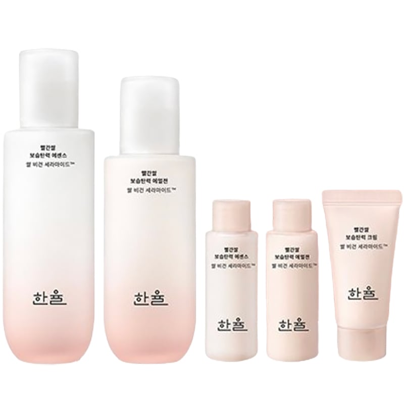 赤い米 保湿弾力 2種セット エッセンス150ml+エマルジョン125ml+3種キットプレゼント