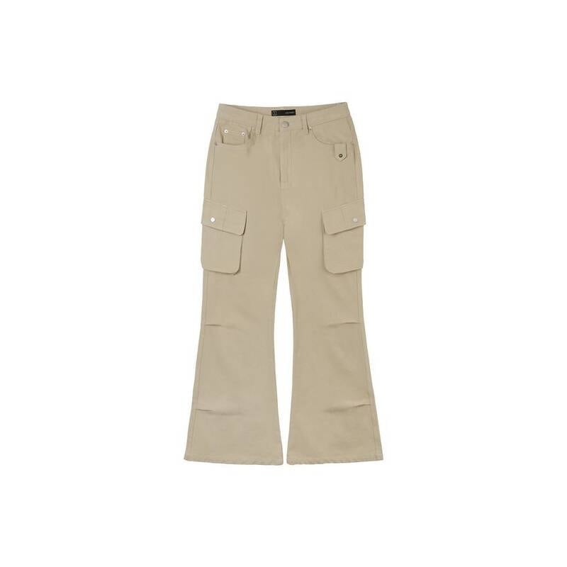 レザリー LEATHERY スタッズ付きコットンカーゴブーツカットパンツ [BEIGE] LRPT6301BE 424832