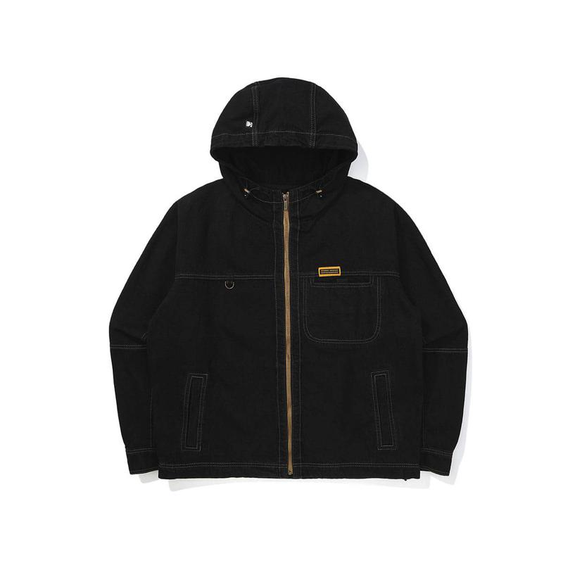 [公式]コーダカリー デニムフードジャケット BLACK