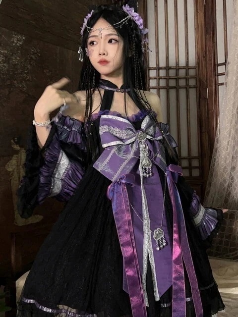 シュガーガールロリータドレス苗江スタイルjskサスペンダードレスサマードレス