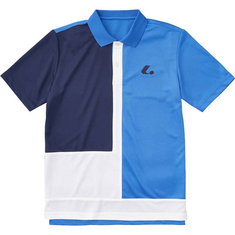 LUCENT(ルーセント) Uni ゲームシャツ ブルー テニス ゲームシャツ (xlp8537)