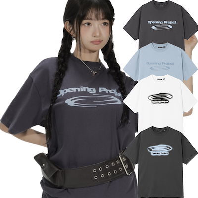 【OPENING PROJECT】Identity T Shirt Cool Gray IVE レイ 着用 条件付き数量限定トレカ付き！☆IVE レイ 着用！！【OPENING