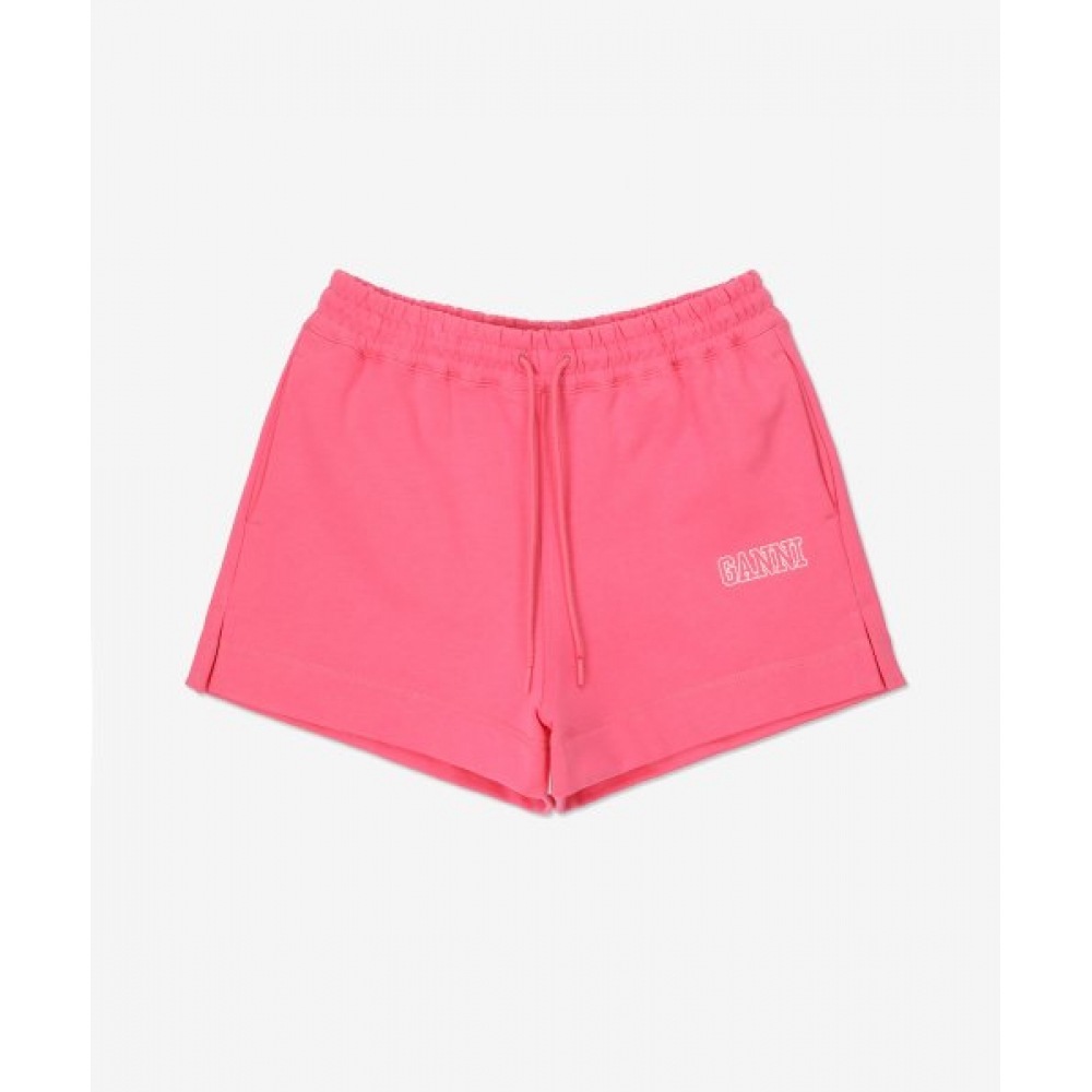 GANNI 女性用ドローストリングショーツパンツ-シュガープラム/T3383393