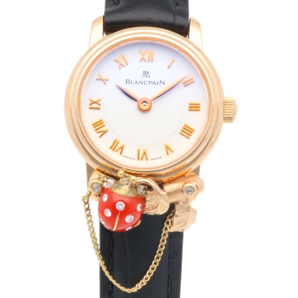 ブランパン レディーバード 腕時計 18金 K18イエローゴールド 自動巻き 1年保証 Blancpain 中古