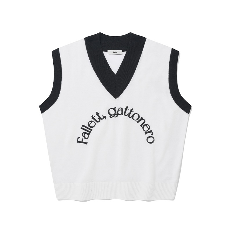 [Straykids アイエン 着用] GATTO NERO KNIT VEST 韓国 アイドル