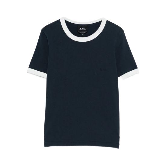 A.P.C. Women Tops COHBQ F26550 IAK BLUE WHITE
