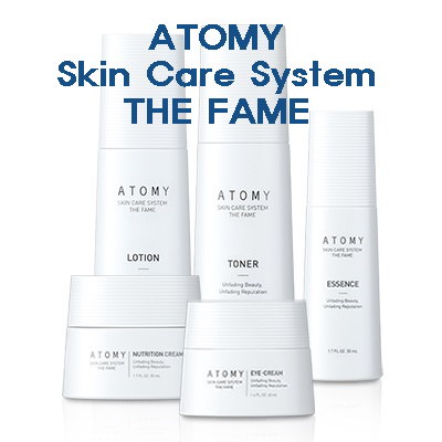[ATOMY ATOM美] SkinCare System THE FAME スキンケアシステムよりフェーム5種 / 化粧水/ 乳液/ エッセンス/  アイクリーム/ 栄養クリーム/ 韓国化粧品