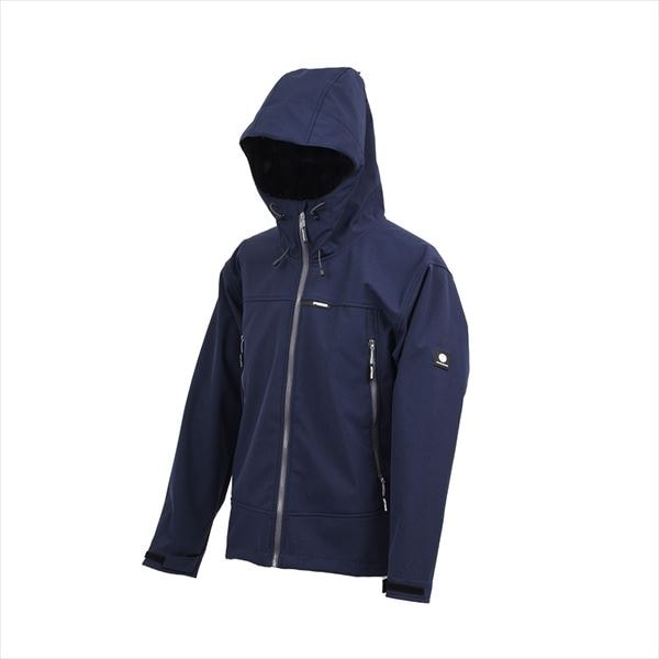 リバレイ 防寒服アウター 7688 RBB ウィンドガードフーディーII 杢ネイビー LL