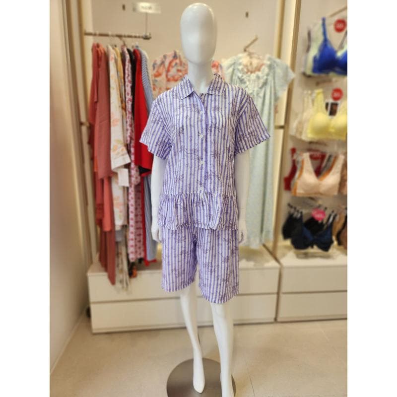 [釜山店] 슽トライプヤシパジャマ(WP6062B)