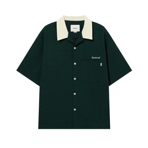 レタリングハーフシャツ グリーン CO2502SS51GN
