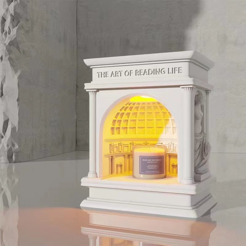 キャンドルウォーマーアロマセラピーワックスランプキャンドルランプ宮殿の装飾品装飾ランプ寝室フレグランスランプ調光可能なナイトライトアロマキャンドルアロマ