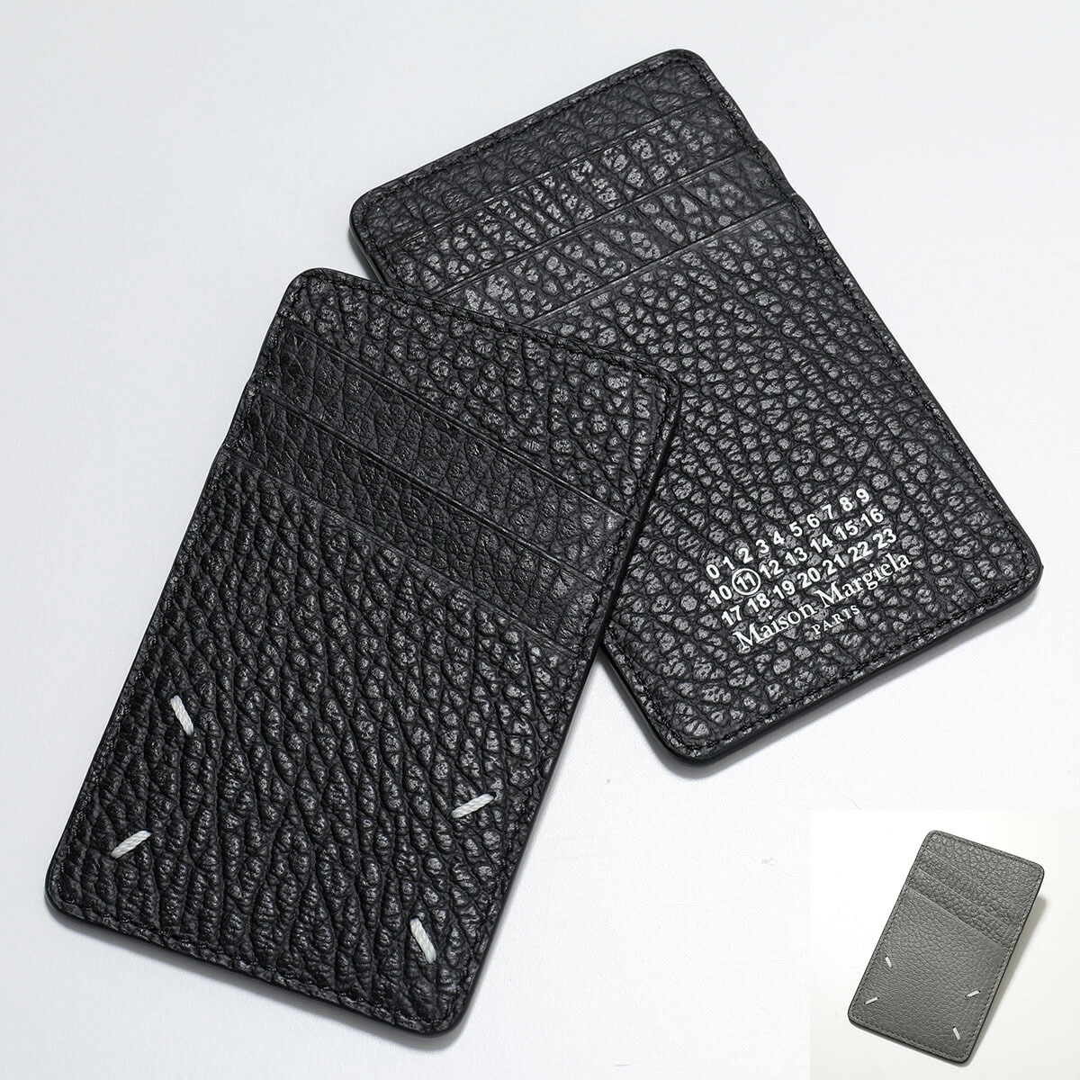 MAISON MARGIELA メゾンマルジェラ カードケース SA1VX0017 P4455 メンズ バーティカルカードホルダー ミニ財布 パスケース カラー2色 SA1VX0017P4455T80