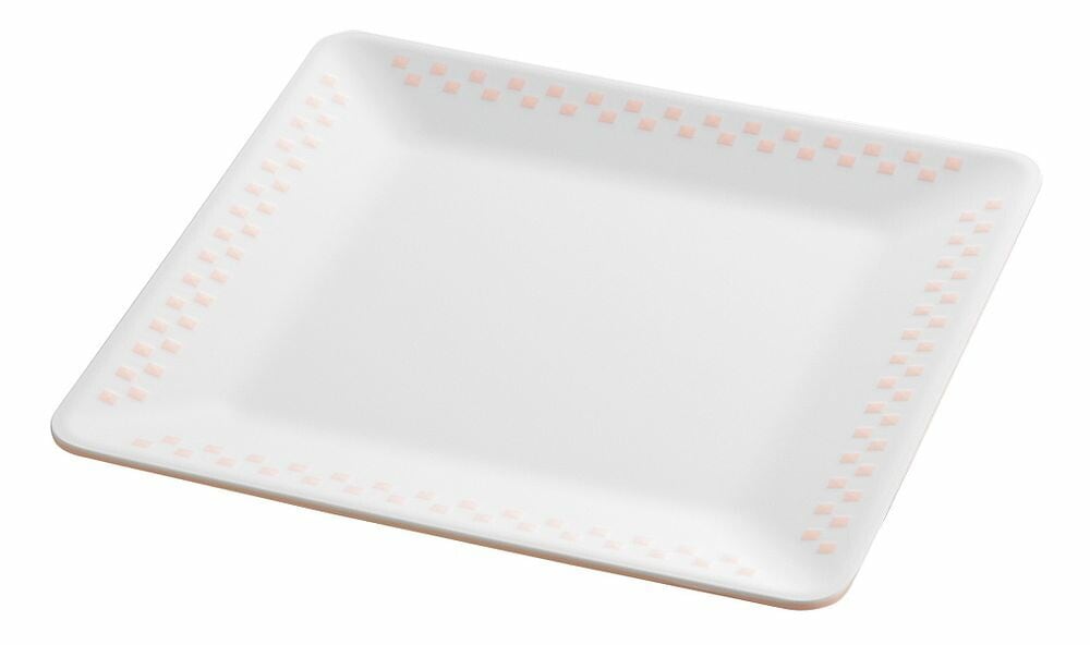 （まとめ買い）2TONE（ツートーン） スクエアプレート 20 ピンク CH-12P [x3]