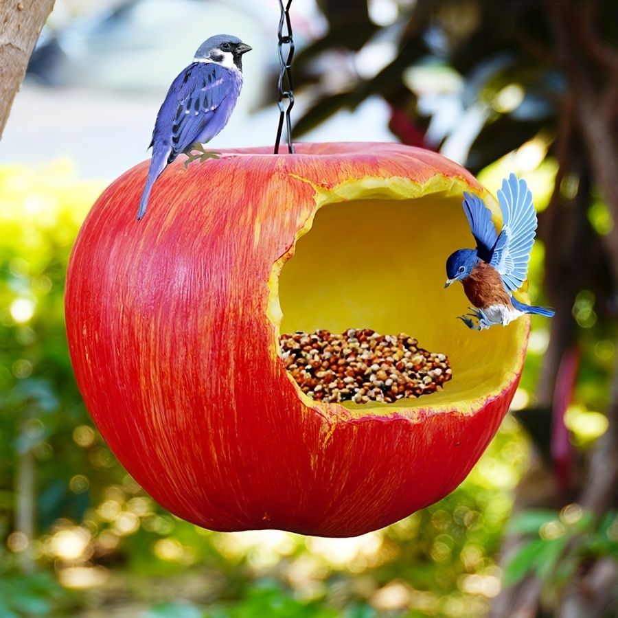 Fタイプ バードフィーダー 小鳥 野鳥 用 給餌器 餌箱 餌台えさ置き 吊り下げ ぶら下げ 取り付け簡単 小鳥 可愛い 餌入れ 鳥 ガーデンオブジェ インテリア ガーデニング ペット食器 野鳥観察 り