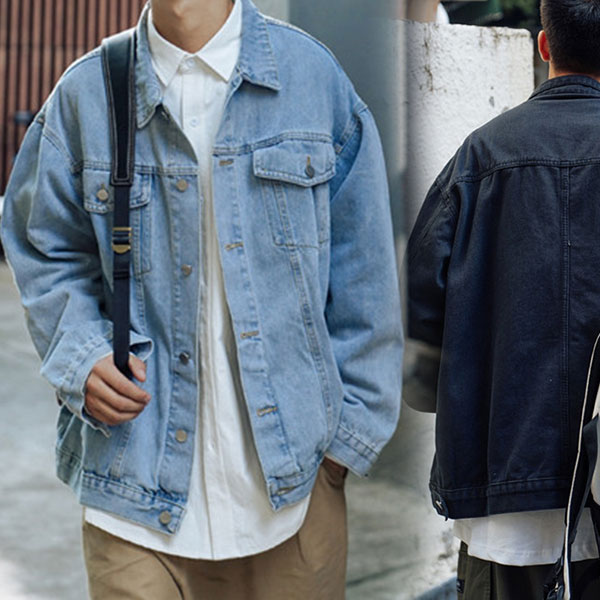 デニム ジャケット Gジャン メンズ ジージャン ジャケット ストリート 大きいサイズ トップス 長袖 ヴィンテージ アウター かっこいい 秋