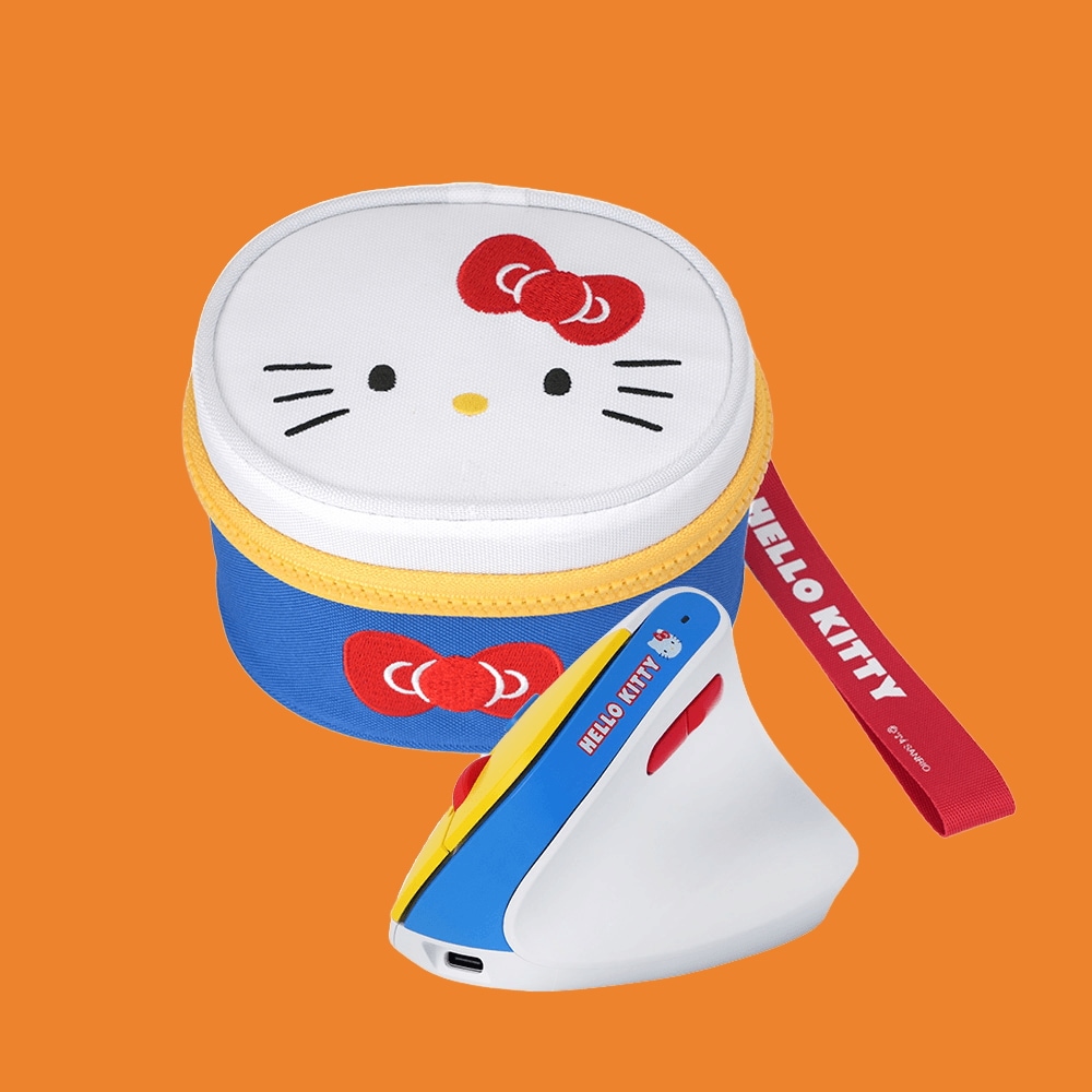 ハローキティ バーティカルマウス 静音 ワイヤレス 手首 楽な 可愛い キャラクター