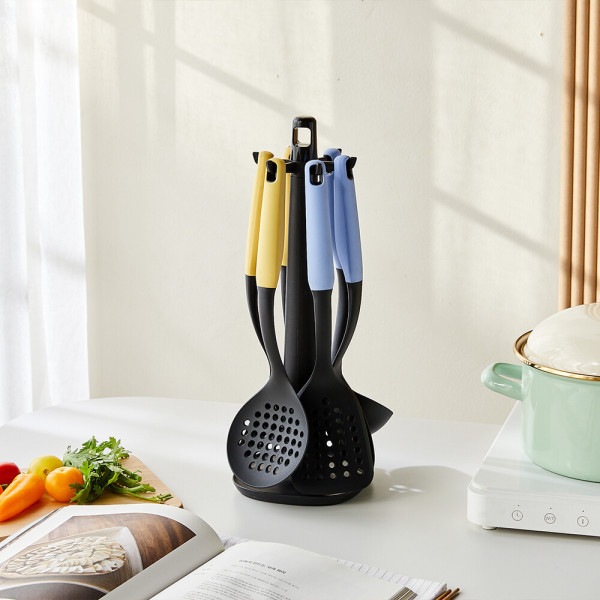 必ず必要なナイロン調理道具 7Pセット ブルーイエロー