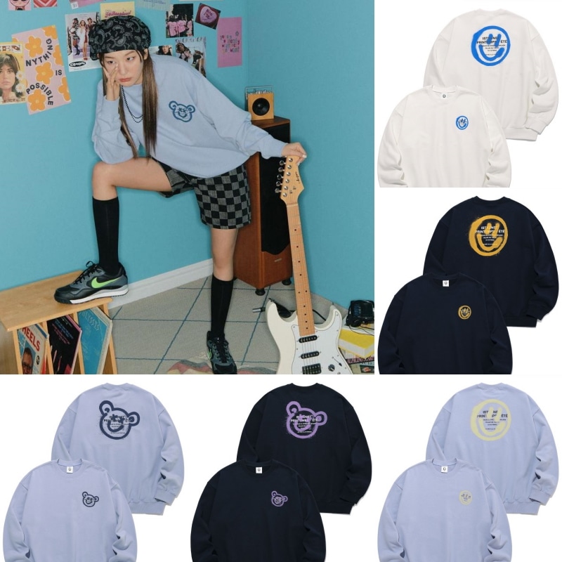 22SS LOGO N SMILEY SWEATSHIRT 韓国正規品 ISTKUNST