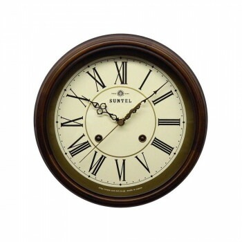 さんてる クォーツ 日本製 EUクラシカル 掛け時計（ローマ文字） アンティークブラウン QL674_R 14,630円
