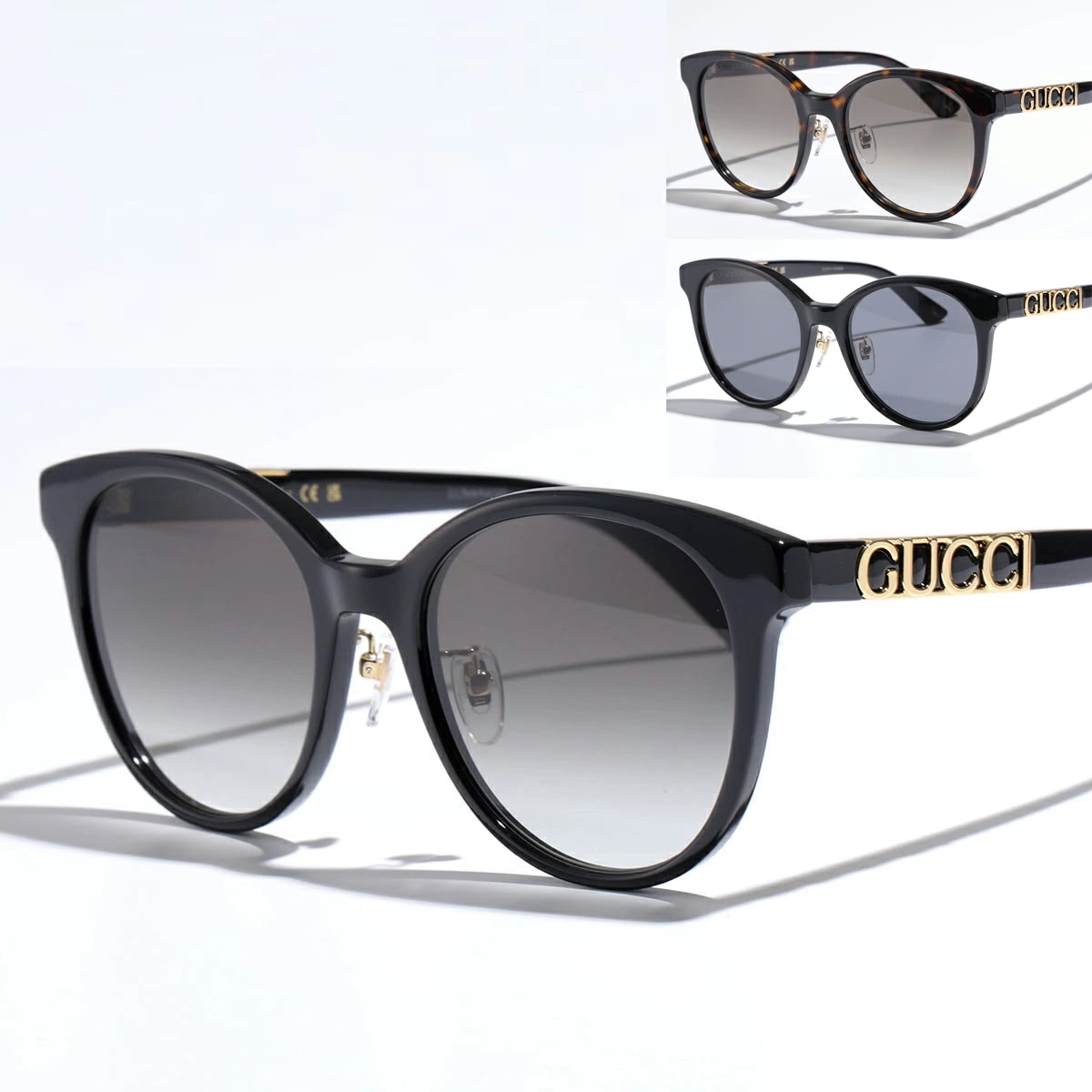 GUCCI グッチ サングラス GG1191SK レディース ボストン キャット セルフレーム 眼鏡 メガネ メタルロゴ アイウェア カラー3色