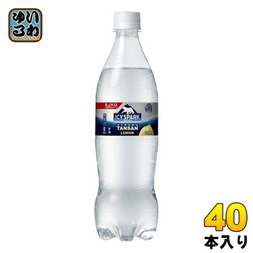 コカ・コーラ アイシー・スパーク from カナダドライ レモン 700ml ペットボトル 40本 (20本入×2 まとめ買い) 炭酸水 タンサン アイシースパーククリア系炭酸