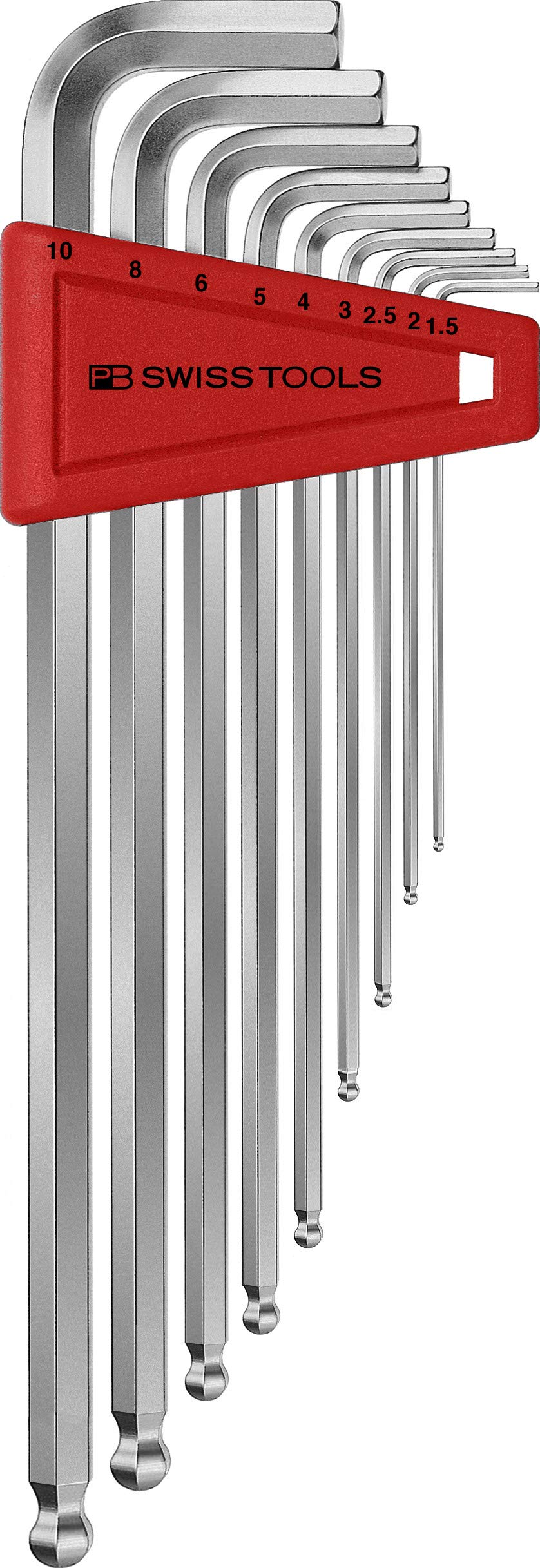 スイスツールズ ボール付ロング六角棒レンチセット 212.LH-10CN