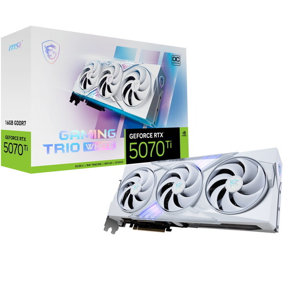 GeForce RTX 5070 Ti 16G GAMING TRIO OC WHITE ホワイト グラフィックボード