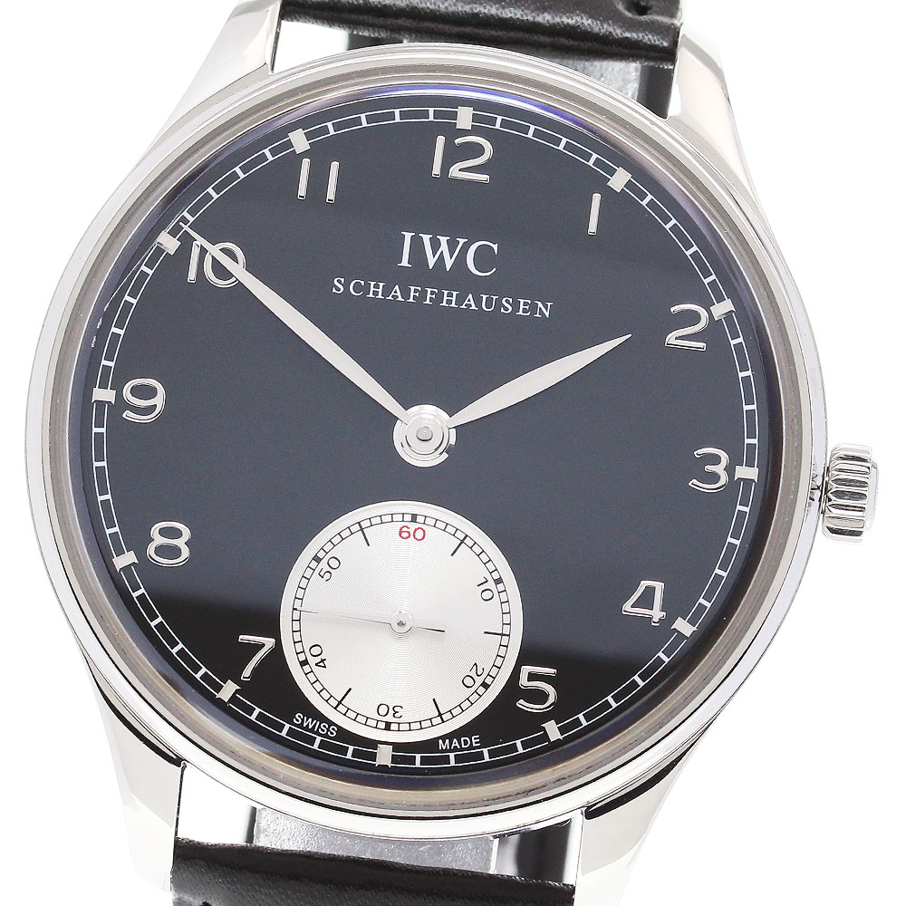 IWC IWC SCHAFFHAUSEN IW545404 ポルトギーゼ スモールセコンド 手巻き メンズ _845730【中古】