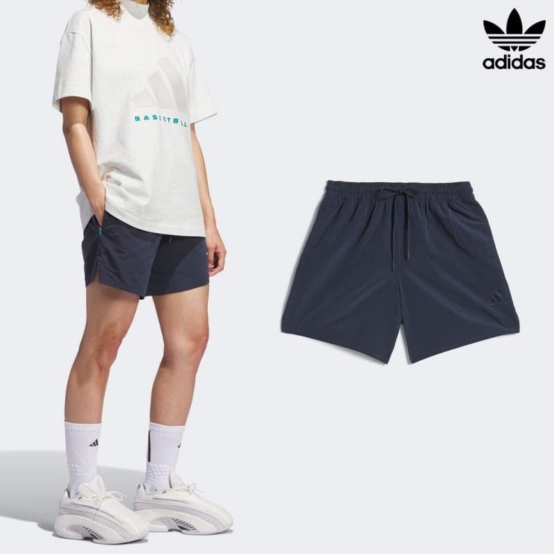 [ADIDAS] アディダス アディダス バスケットボール ウーブンショーツ オーロラインク / DEEP NAVY