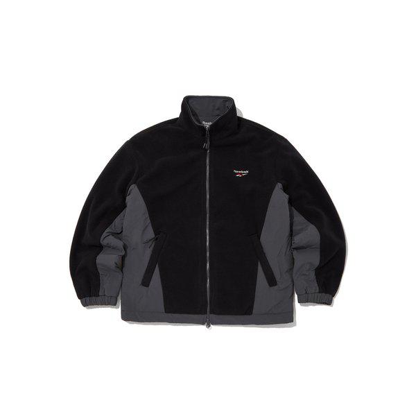 [25FW] [新入荷]フリースリバーシブルジャケット - ブラック：チャコール REJU5FZ40BK