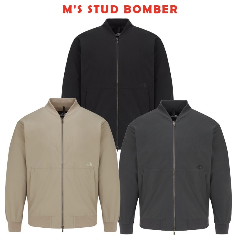 韓国正規品保証 関税負担なし NJ3BR07A MS STUD BOMBER デイリー 基本 着装 男子 女子 人気 韓国 ファッション 男女共用 アウトドア