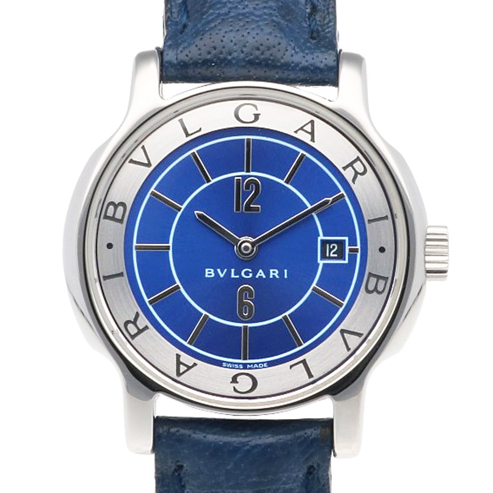 ブルガリ ソロテンポ 腕時計 ステンレススチール ST29S クオーツ 1年保証 BVLGARI 中古