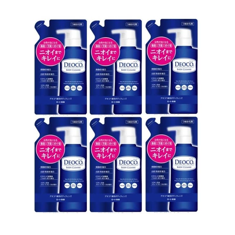 【6個セット】 デオコ 薬用デオドラント ボディクレンズ詰替用 250mL 【医薬部外品】フローラル