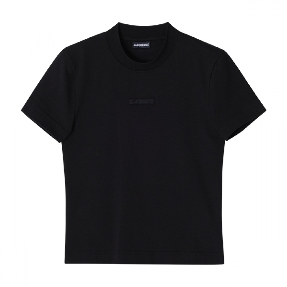Jacquemus 241JS133-2031 990 ル・グロス・グレイン・グログランロゴ女性用半袖Tシャツ