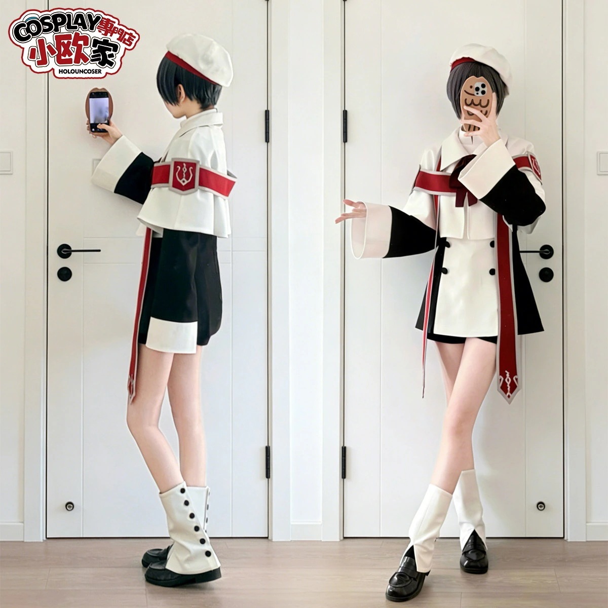 [2026 新作]HOLOUNCOSER 黒執事 シエル・ファントムハイヴ 坊ちゃん 聖歌隊 コスプレ 衣装 聖歌隊服 ローブ フルセット C服 仮装 ハロウィン アニメ