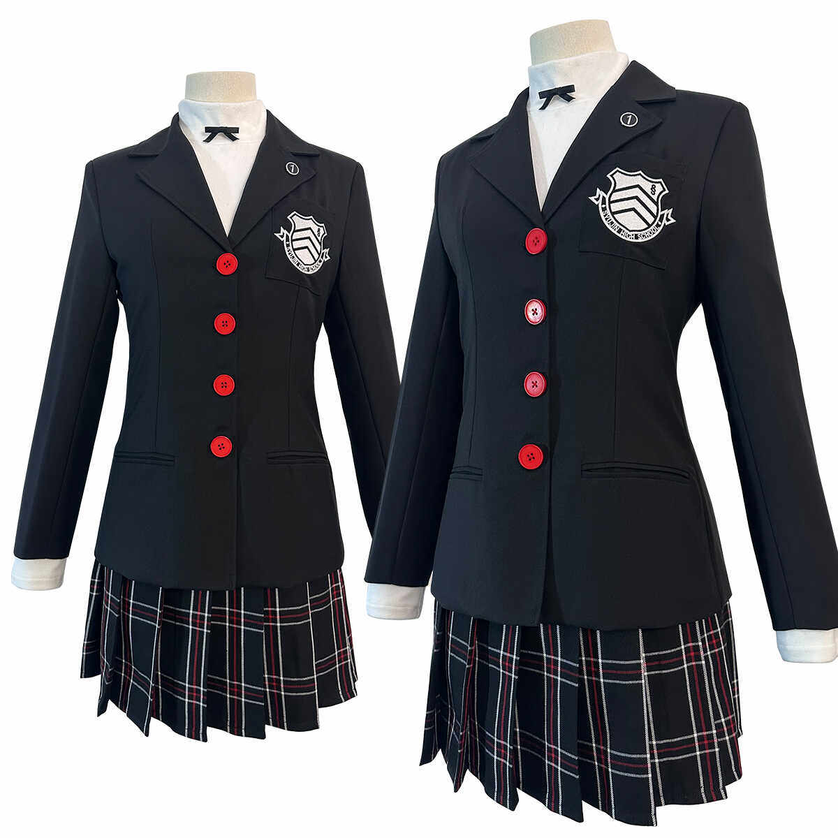 [2026 新作]HOLOUNCOSER ペルソナ5 雨宮蓮 芳澤かすみ コスプレ 秀尽学園 制服 常服生地 C服 フルセット 仮装 ハロウィン アニメ