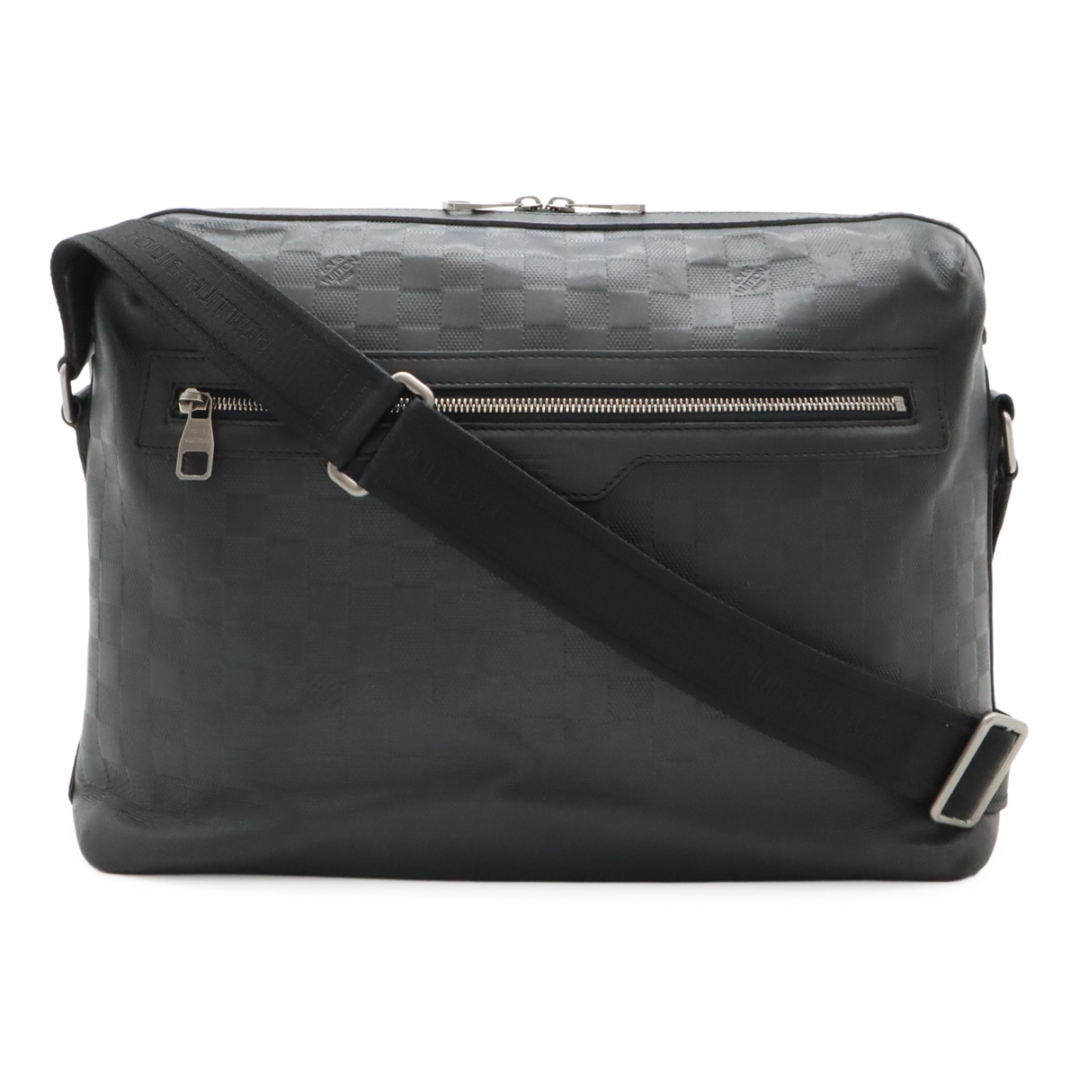 ダミエアンフィニ カリプソGM ショルダーバッグ メッセンジャーバッグ オニキス 黒 ブラック N4120