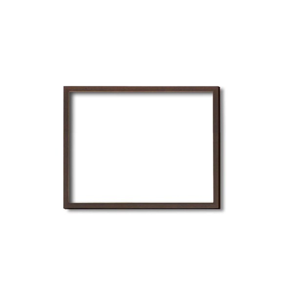 デッサン額縁/フレーム 太子サイズ 379288mm ブラウン 壁掛けひも/アクリル付き 化粧箱入り 5767