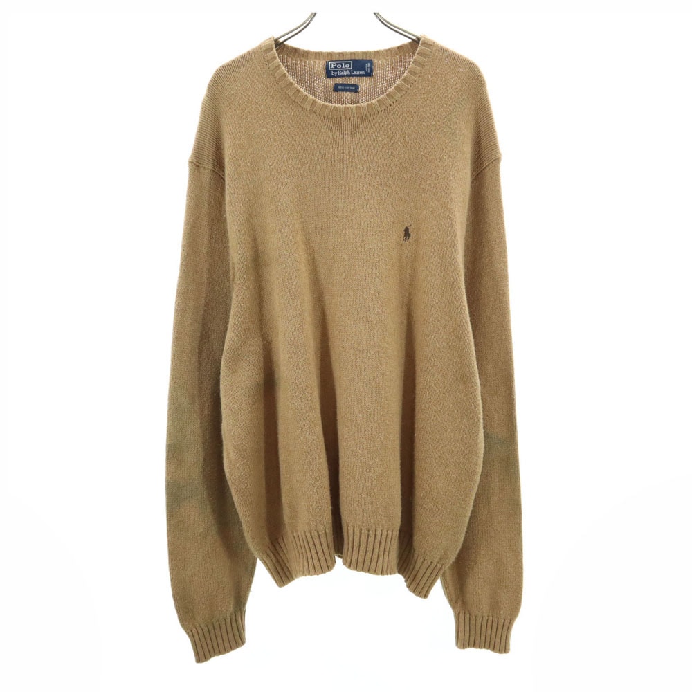 ポロバイラルフローレン 90s オールド 長袖 セーター ブラウン Polo by Ralph Lauren ニット メンズ