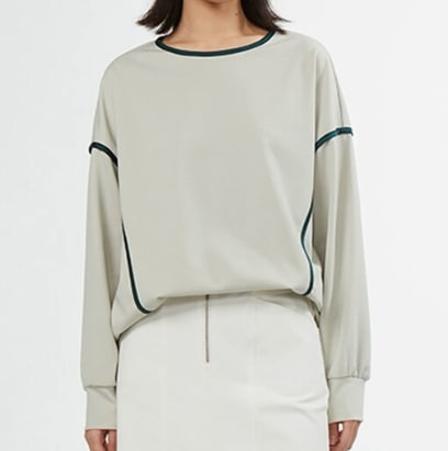 レディース プルオーバー トレーナー かわいい 大人可愛い きれいめ シンプル カジュアル 上品 おしゃれ かっこいい レトロ アジアン エスニック エキゾチック こなれ感 ラフ メンズライク