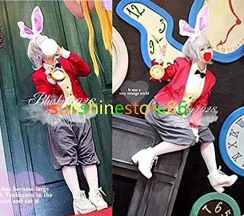 極不思議の国のアリス 白ウサギ(擬人化) コスプレ衣装