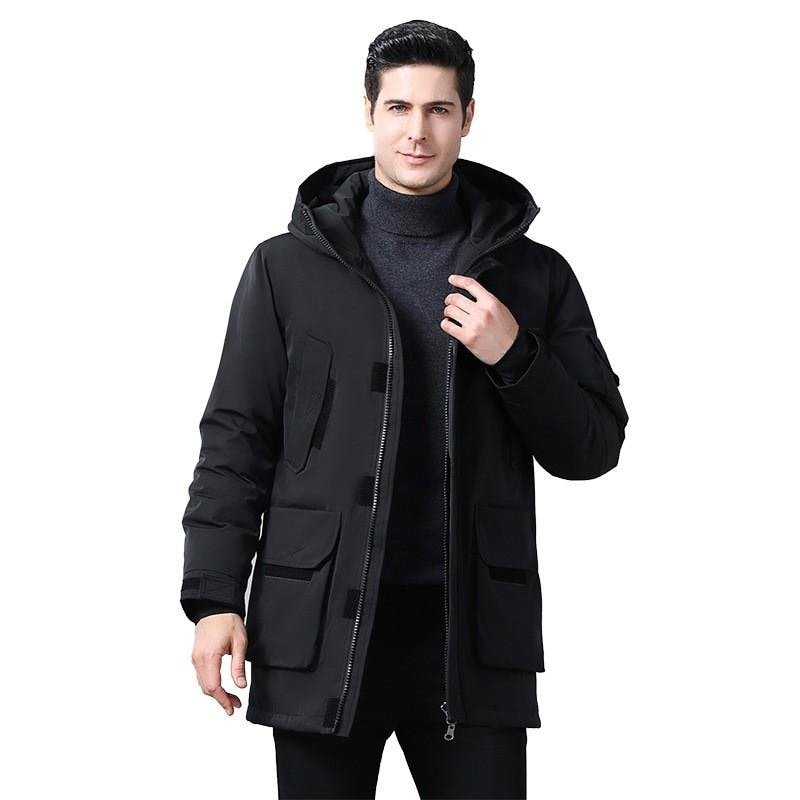 メンズ 高品質 暖かい お父さん 令和 ダウンジャケット ファッション 防寒 厚手 軽量 秋冬 中綿コート お洒落 フード付き 中綿 スリム メンズ 冬服 コート