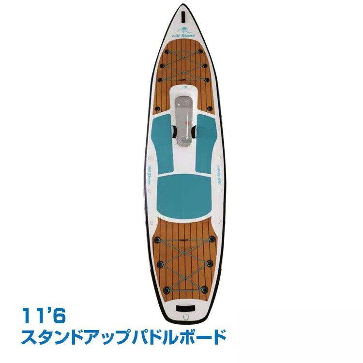 スタンドアップパドルボード SUP 11’6 窓付き ウィンドウ パドル インフレータブル サップ カヌー サーフィン 川遊び 海水浴 湖 川 水上散歩 ヨガ od357