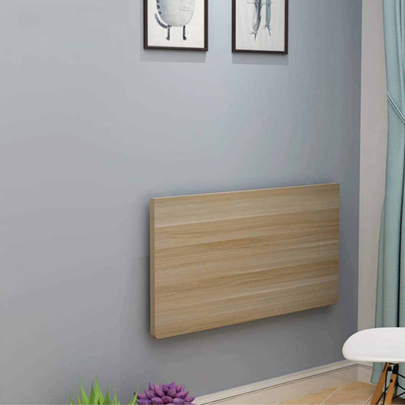 折りたたみ壁掛けダイニングテーブルコンピュータデスク学習机ドロップリーフテーブルスペース節約60 * 40センチメートル/23.5 * 15.5インチ