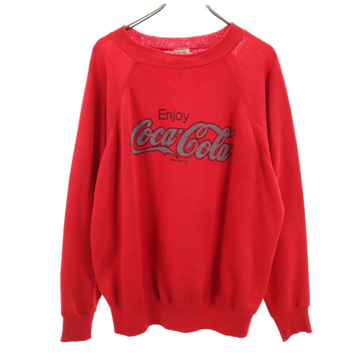 ULTRA SWEATS ウルトラスウェット 80s 90s USA製 オールド コカコーラ 長袖 スウェット トレーナー XL レッド メンズ 古着