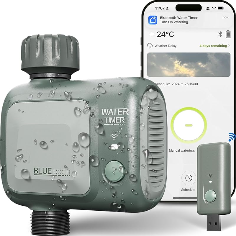 【国内即発】2024年新型 自動散水タイマー WIFI 散水ホース 適格請求書ok スプリンクラー ガーデンタイマーワイヤレス散水タイマー APP 制御インテリジェントモード 植物灌水 散水システム